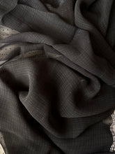 Printed black georgette saree - kasumi.in